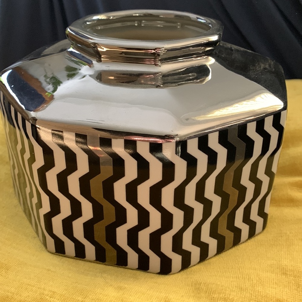 Missoni for Target octagon metallic vase
